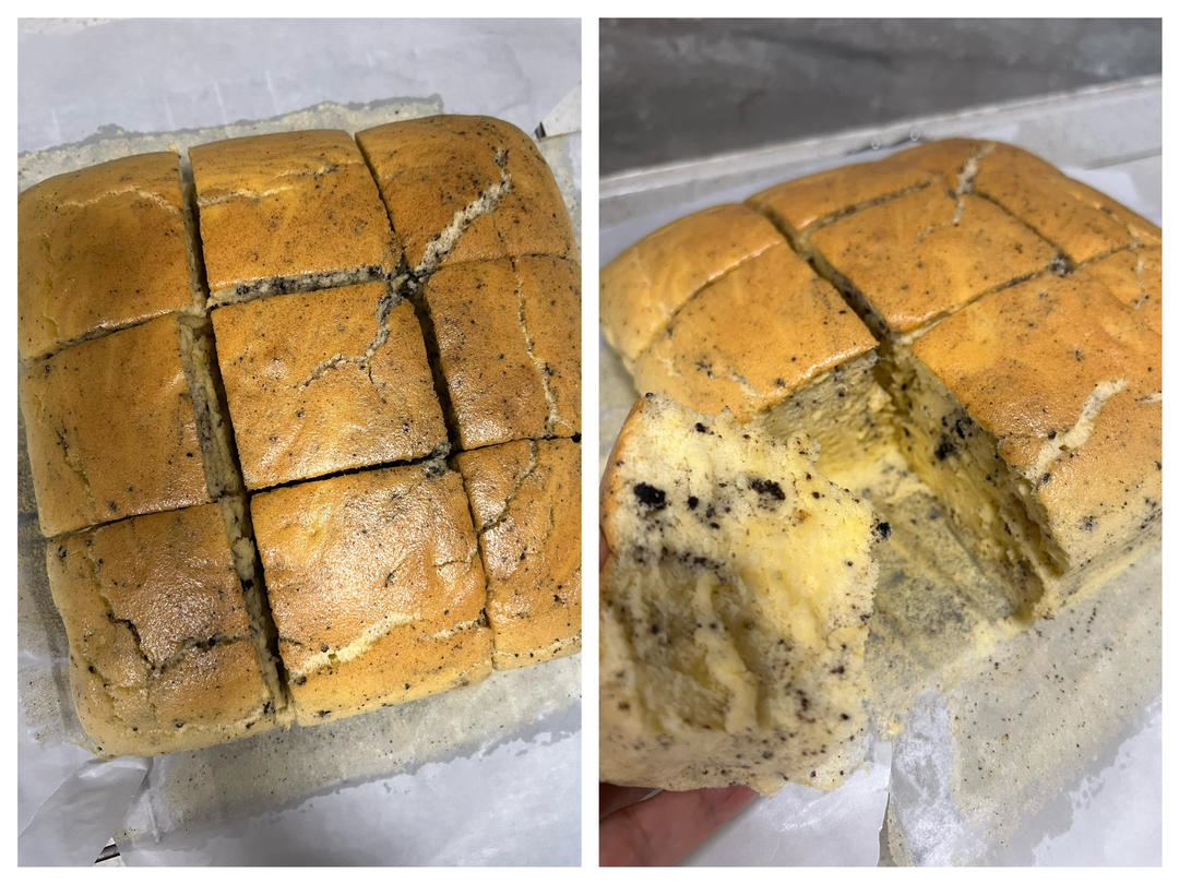 堪比柯基屁股
爆浆芝士🧀古早蛋糕