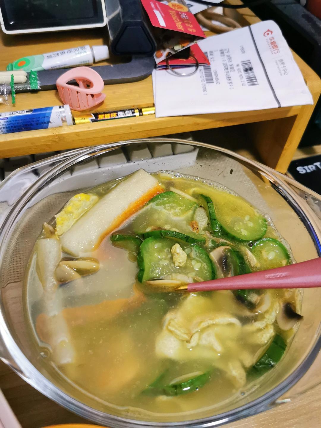 味道鲜美的丝瓜汤
