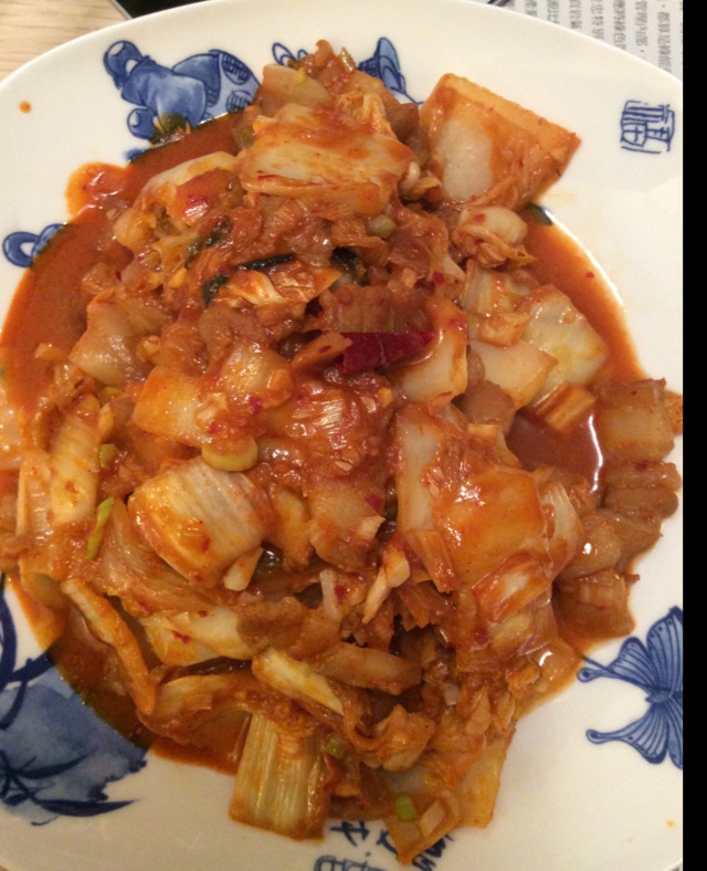 辣白菜炒五花肉