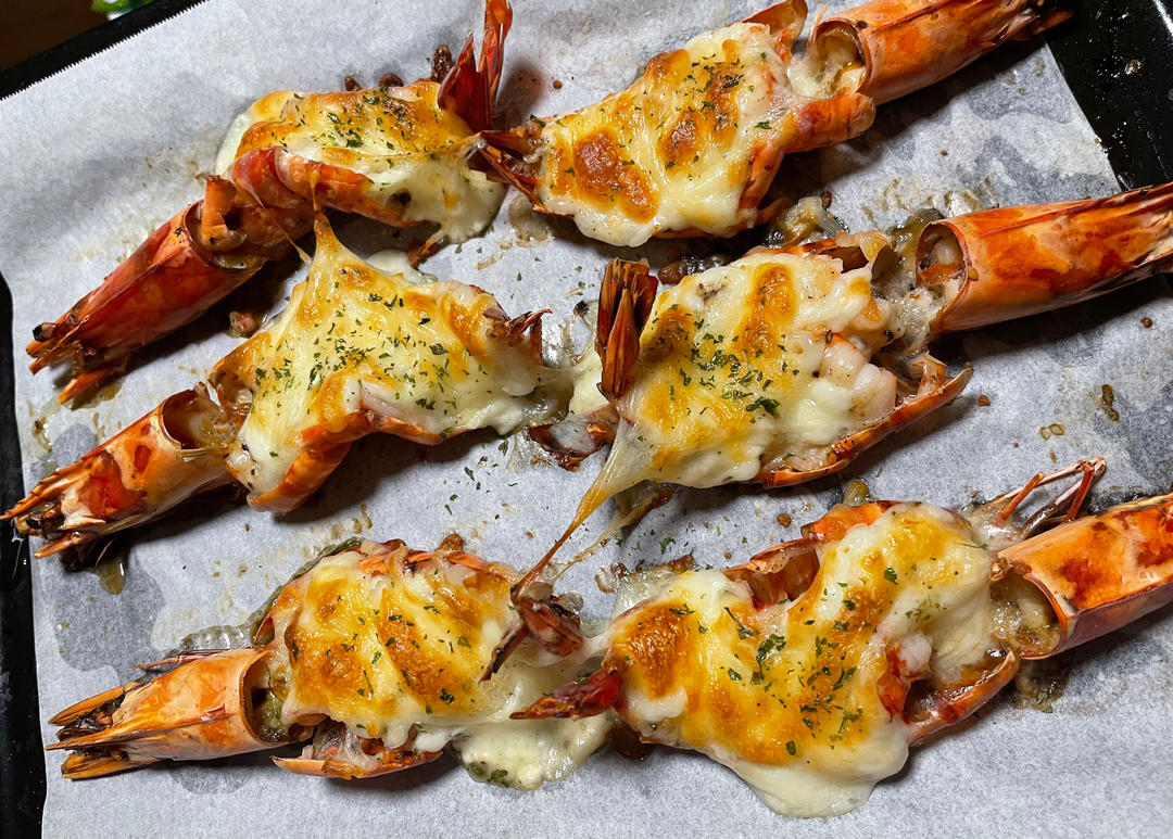 芝士沙拉酱焗大虾