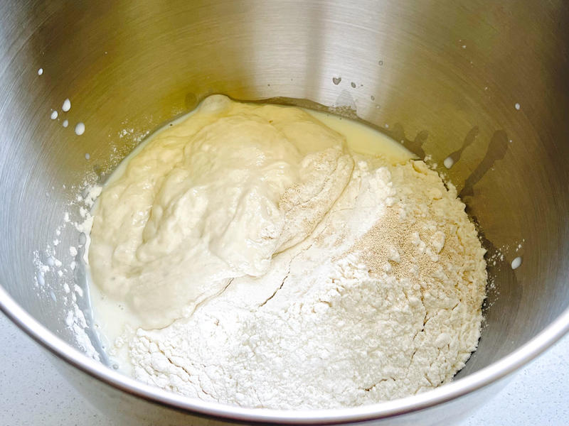 纯奶手撕吐司的做法 步骤1