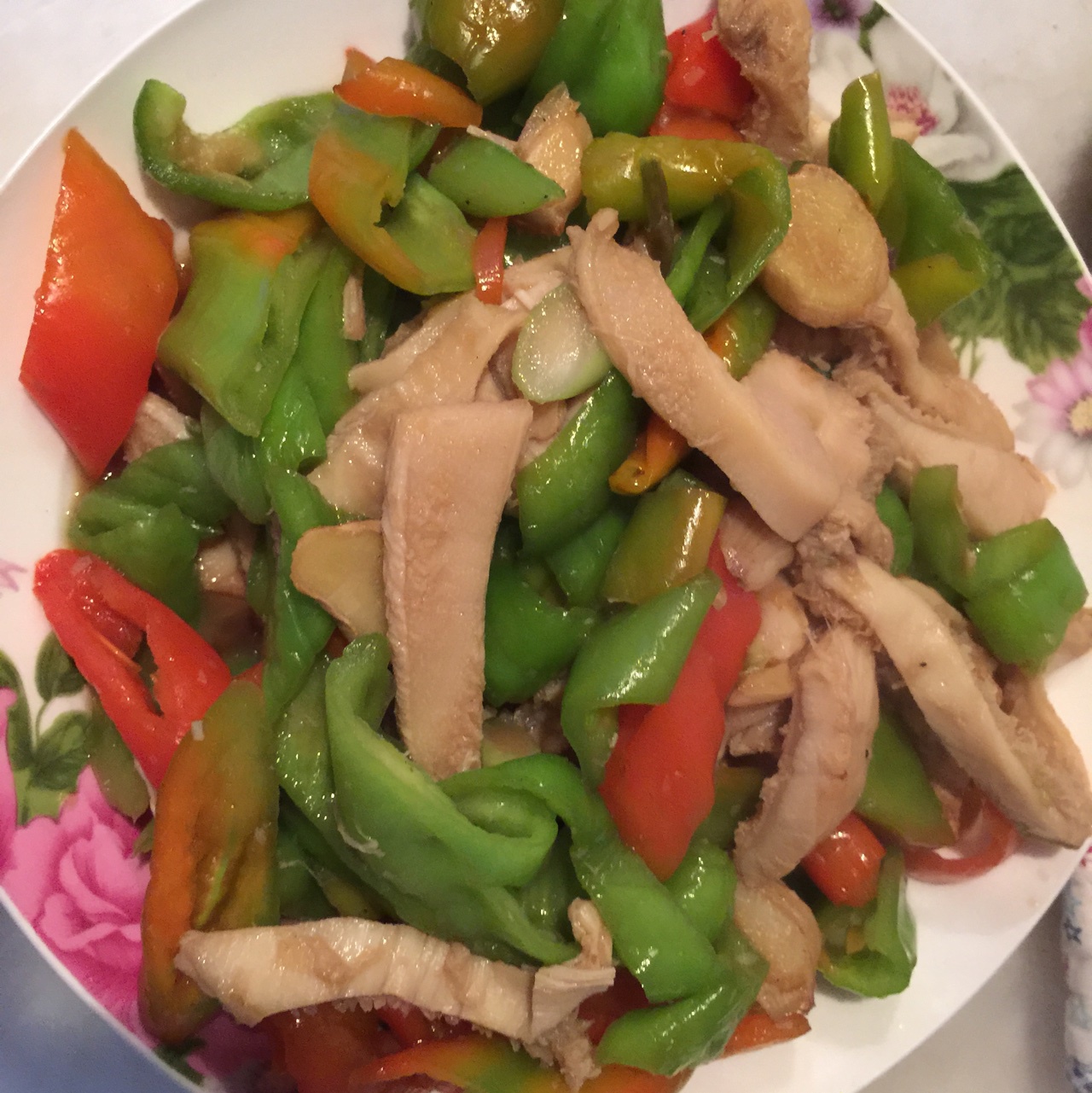 青椒炒牛肚