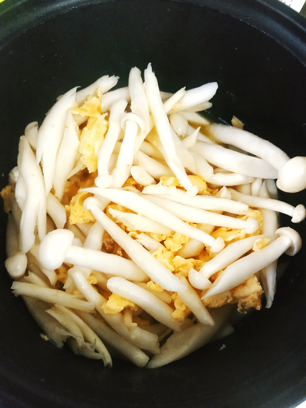 海鲜菇鸡蛋汤的做法 步骤7