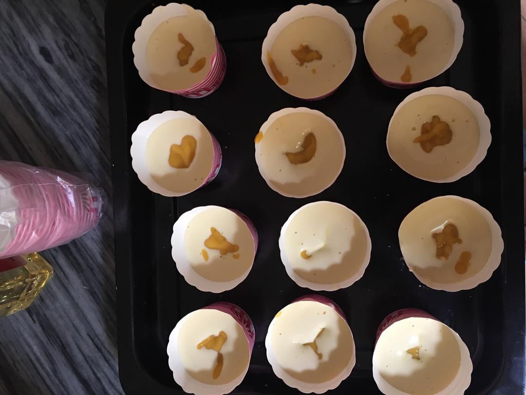 芒果流心杯蛋糕