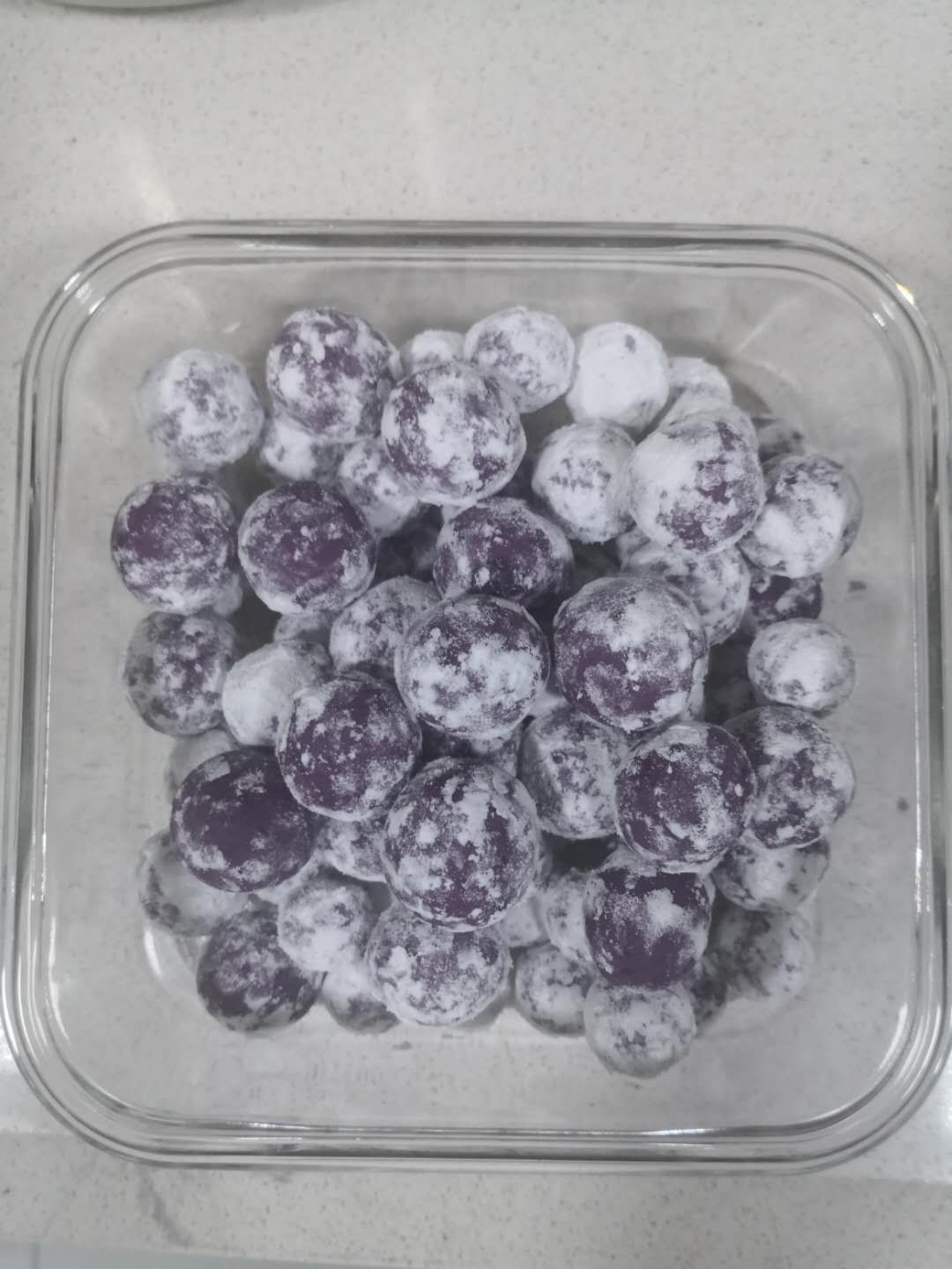 紫薯、南瓜🎃芋圆（真的圆哦！😄简单易做，冷冻保存，随吃随取！）的做法