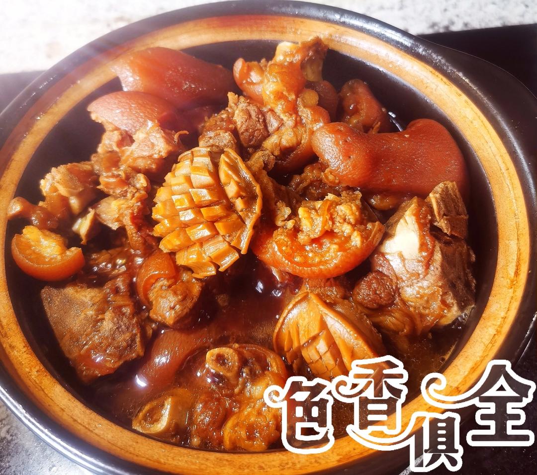 流口水的黄豆炖猪蹄