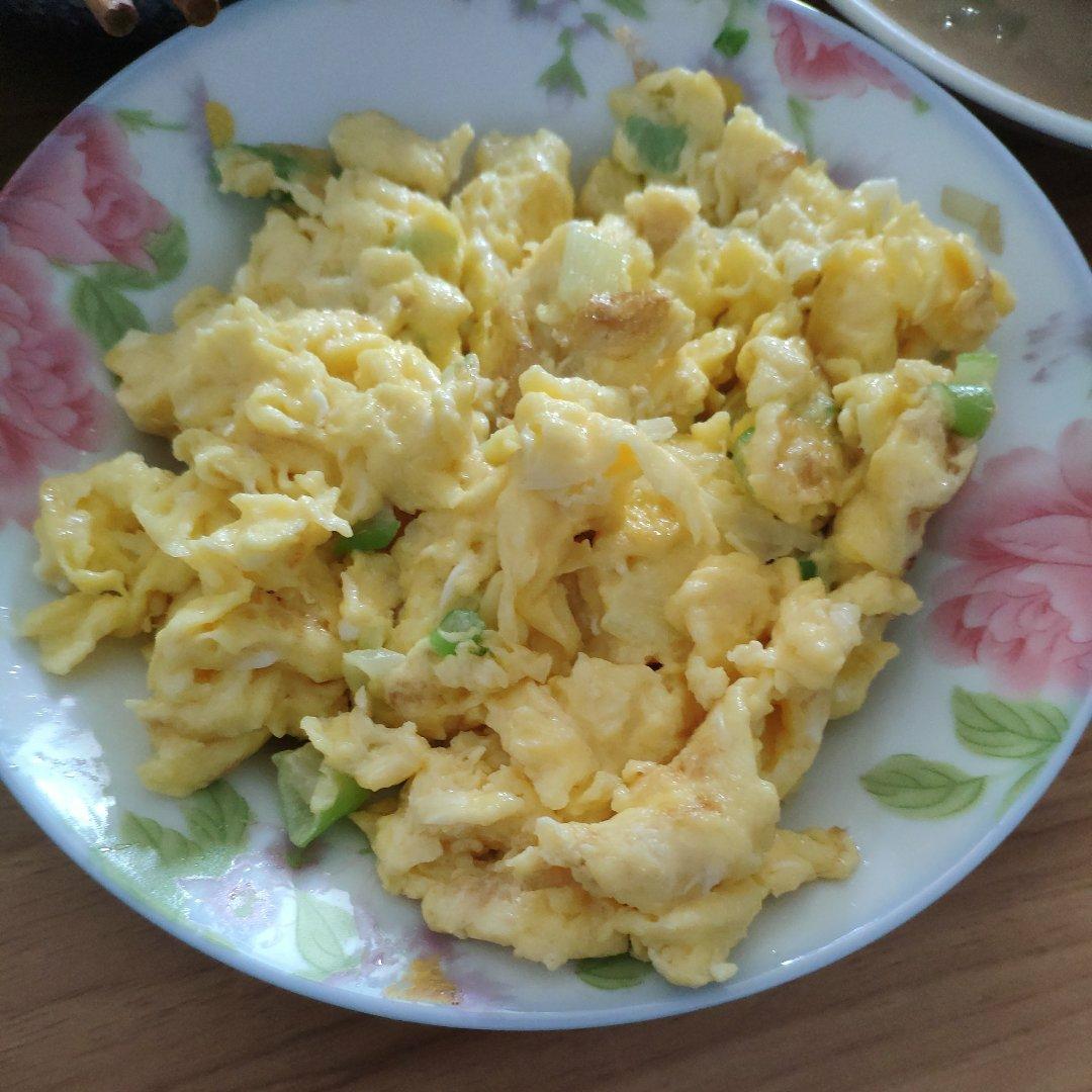 大葱摊鸡蛋