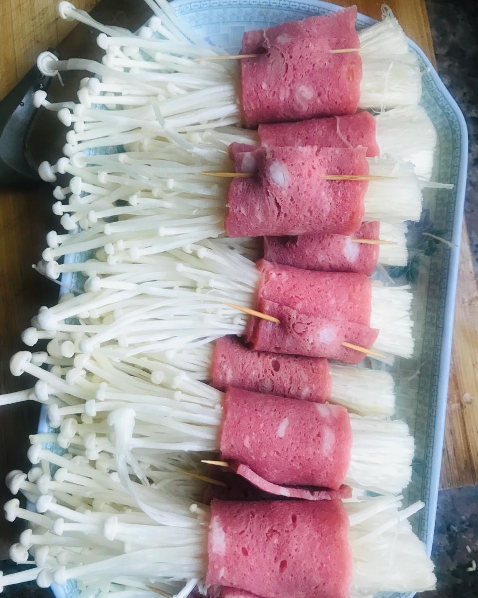 金针菇培根卷
