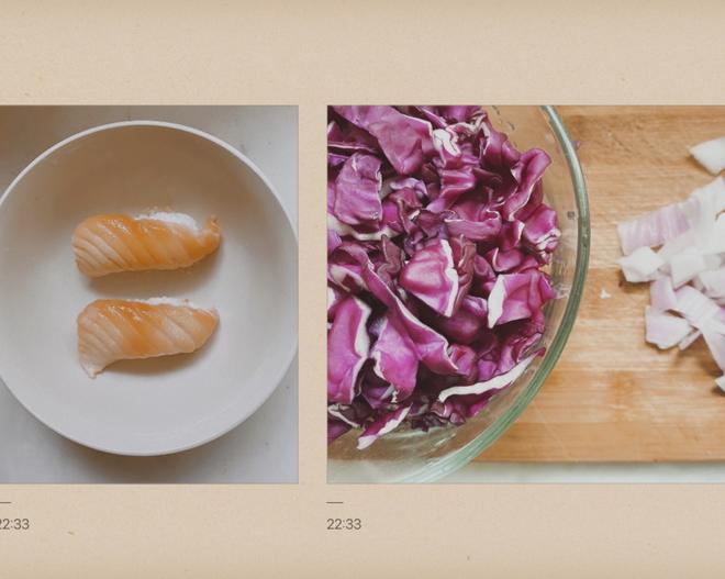 紫甘蓝洋葱和风沙拉的做法