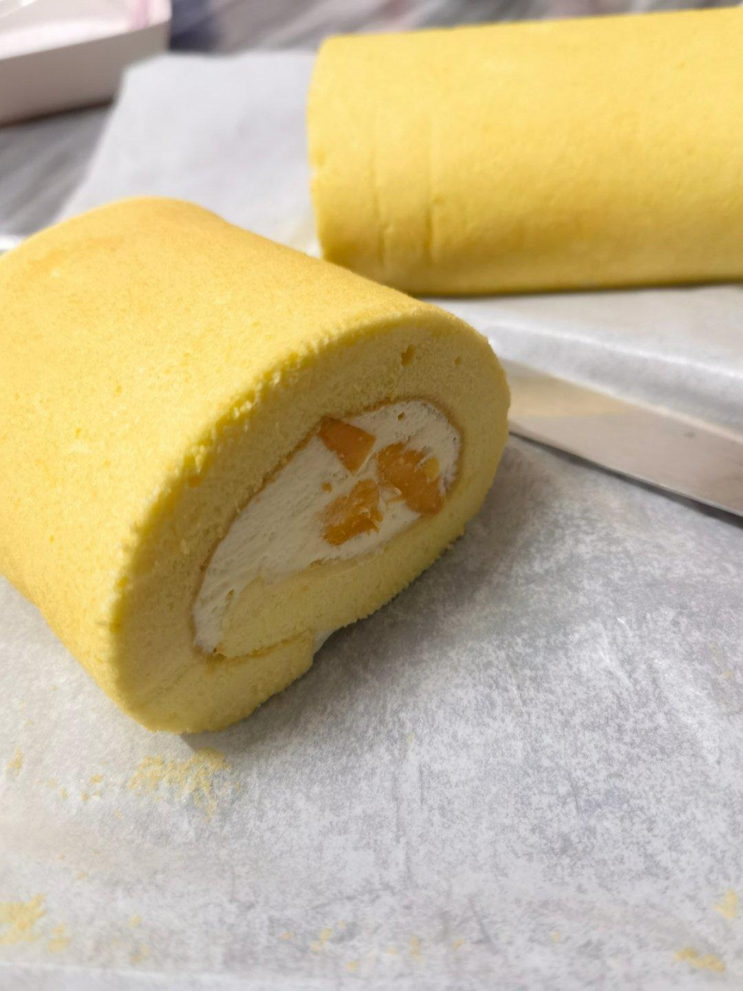 黄桃蛋糕卷（小四卷）