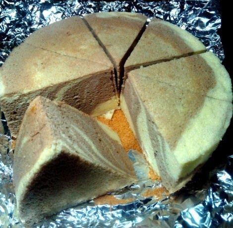 斑马纹戚风蛋糕