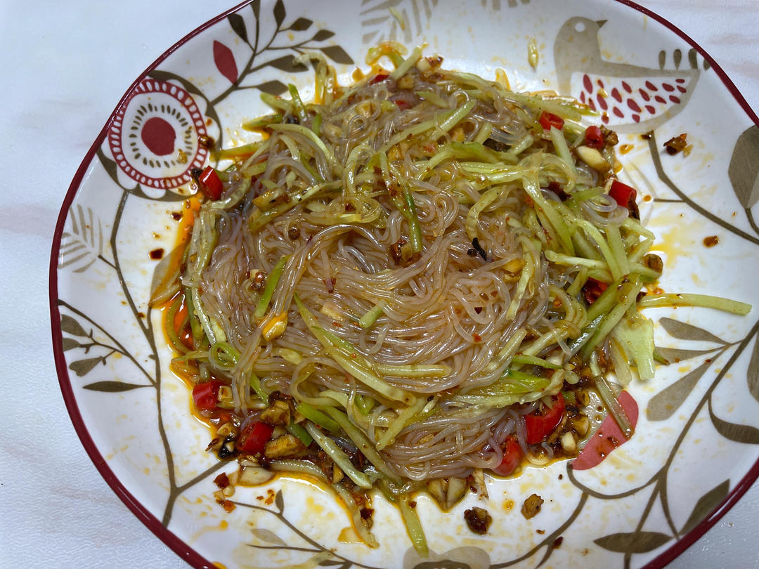 简易版凉拌粉丝