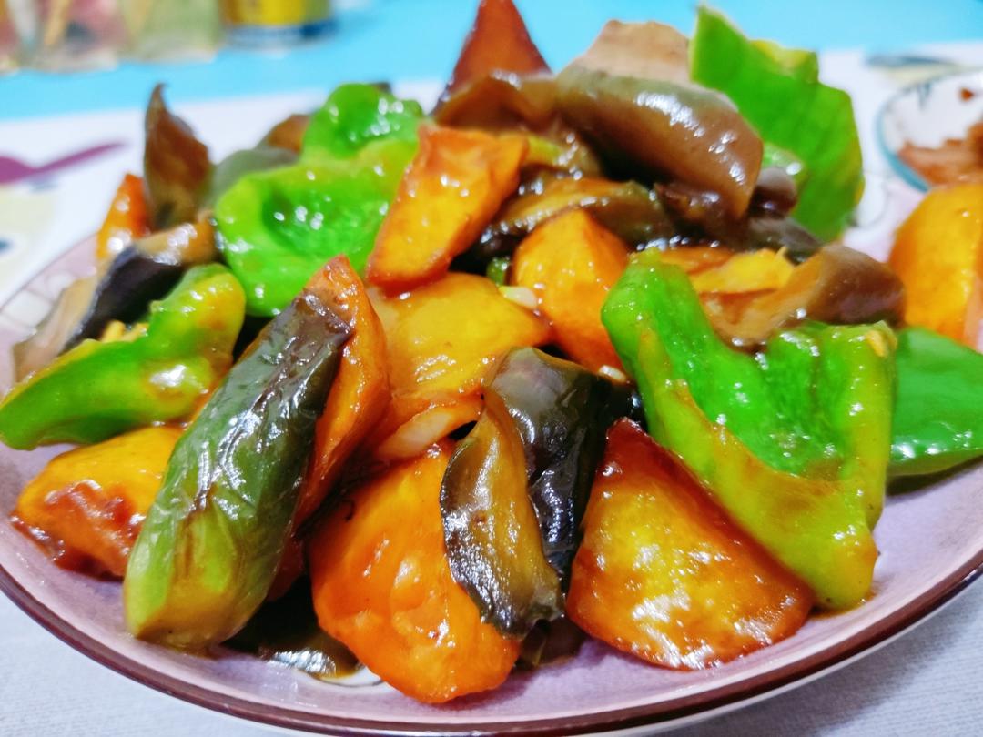 不油炸的少油地三鲜，好吃不油腻！家常版