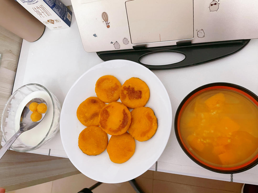 不会变形的南瓜饼