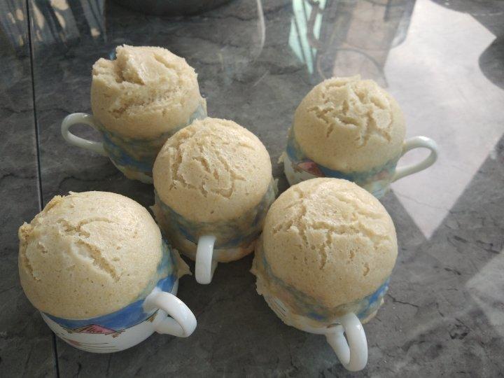 低糖无油的米发糕（不加泡打粉噢~）