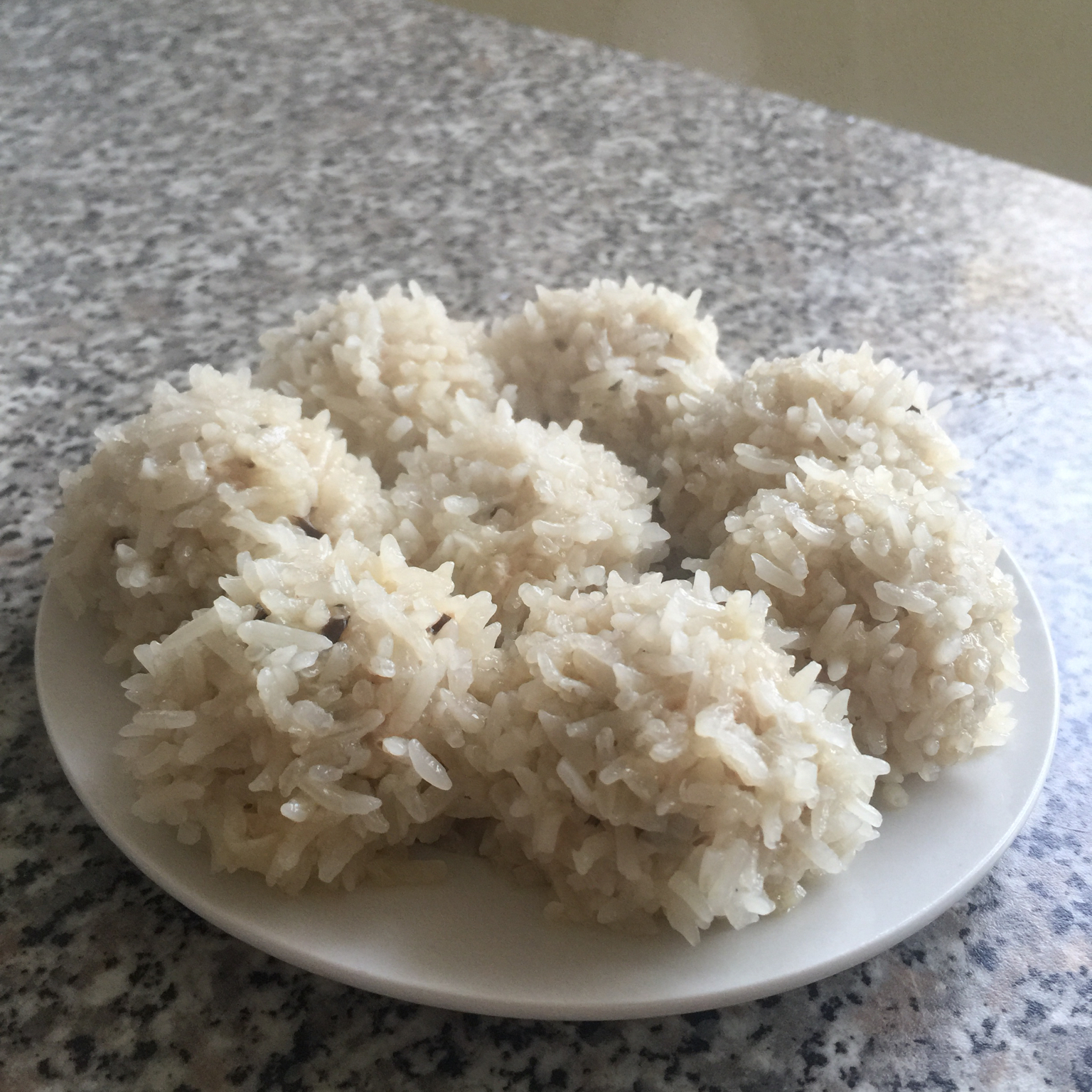 蒸糯米丸子