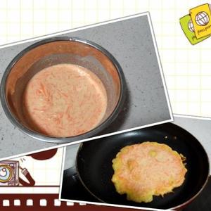 胡萝卜玉米面饼的做法 步骤2