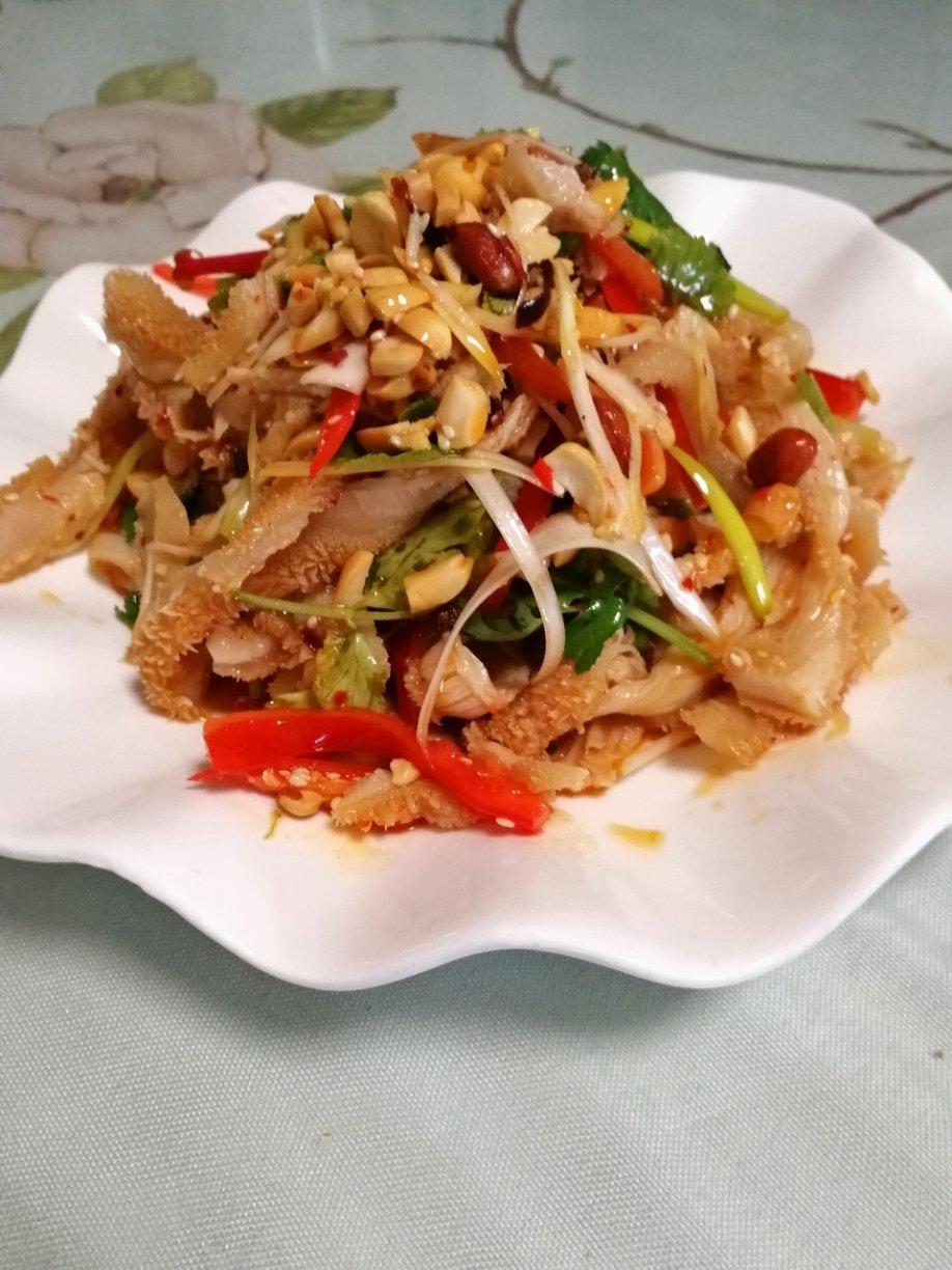 家庭厨坊做的凉拌牛肚(简易版)