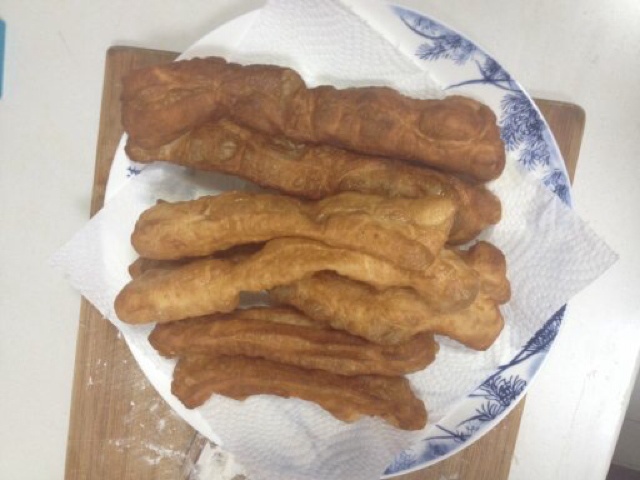 自制油条