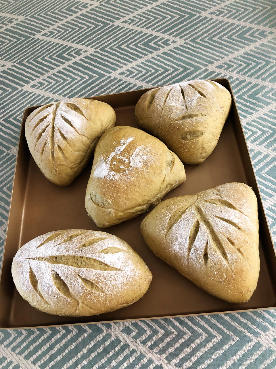 抹茶芋泥麻薯软欧包🍃夏日小清新