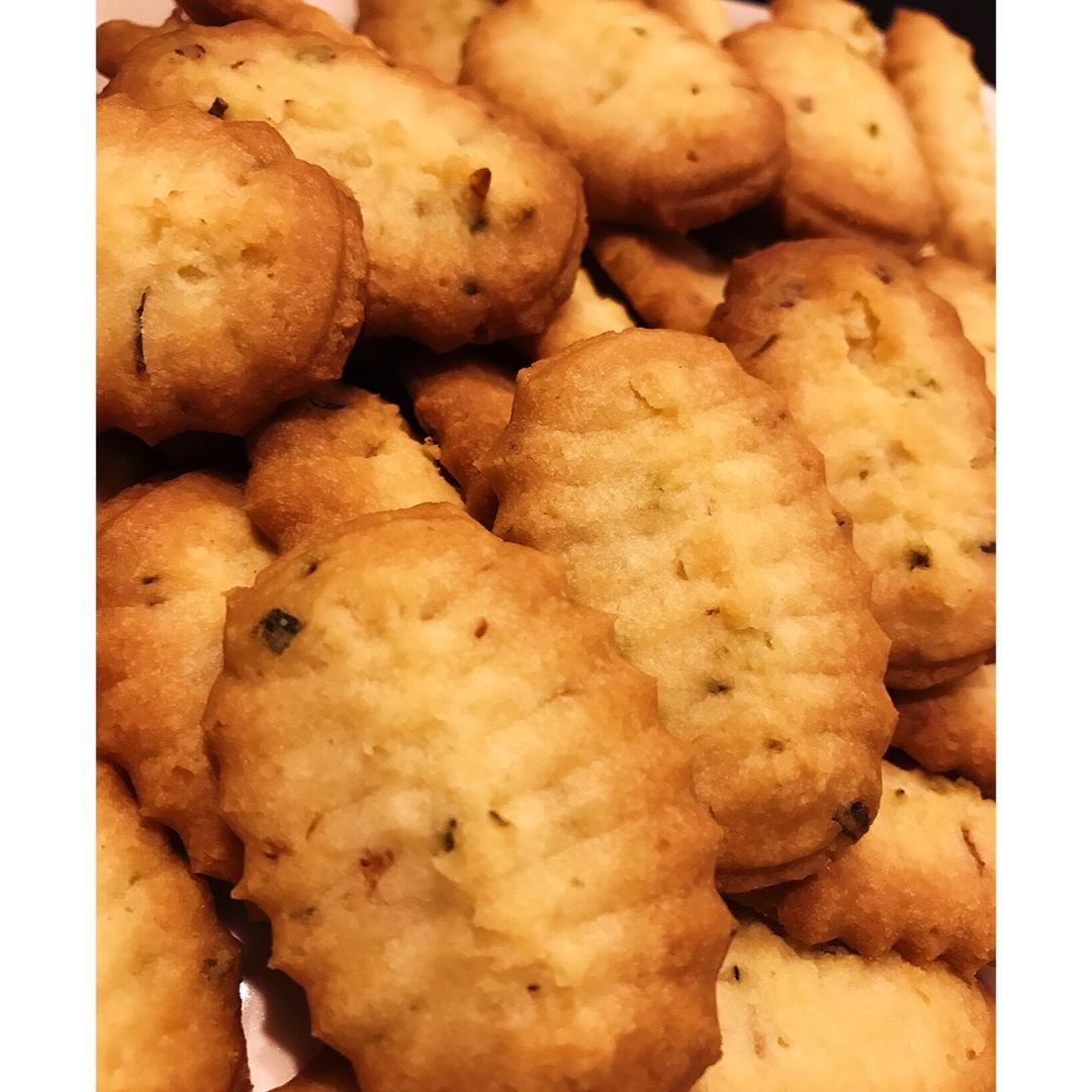 黄金鹅油香葱曲奇