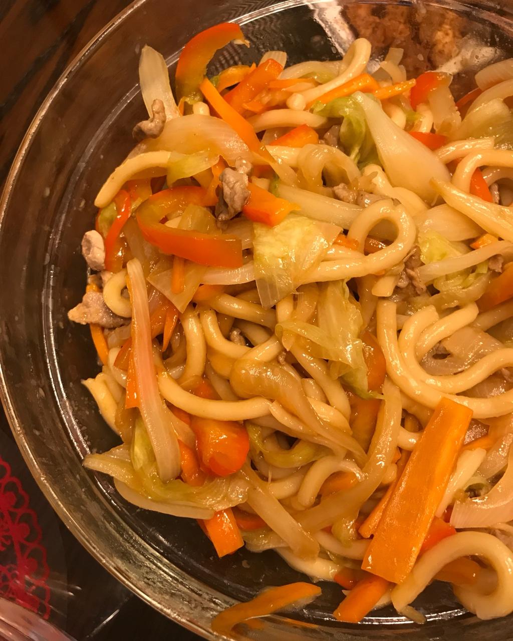 【曼达小馆】居酒屋系列：猪肉炒乌冬与烧酒