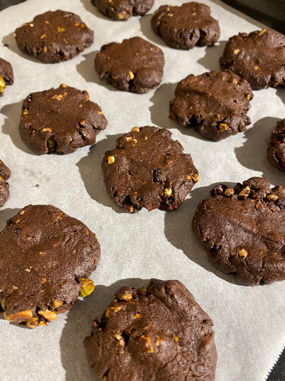 三重巧克力曲奇饼干 Triple Chocolate Cookies