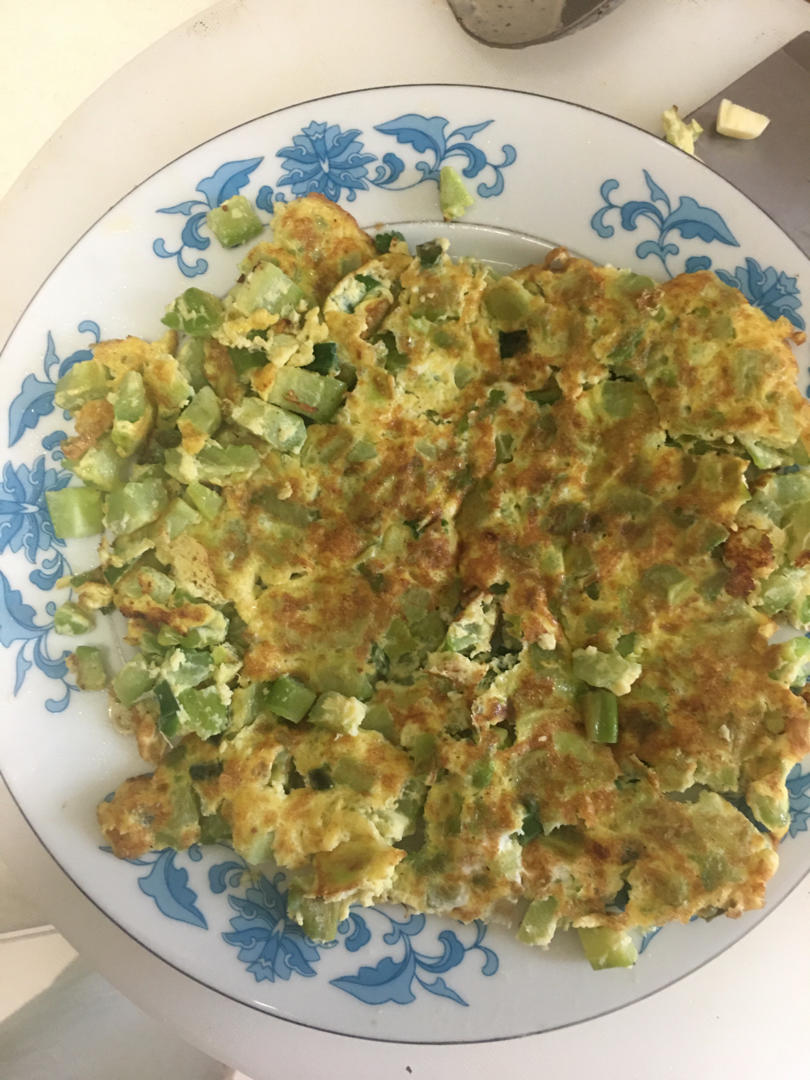 苦瓜鸡蛋饼