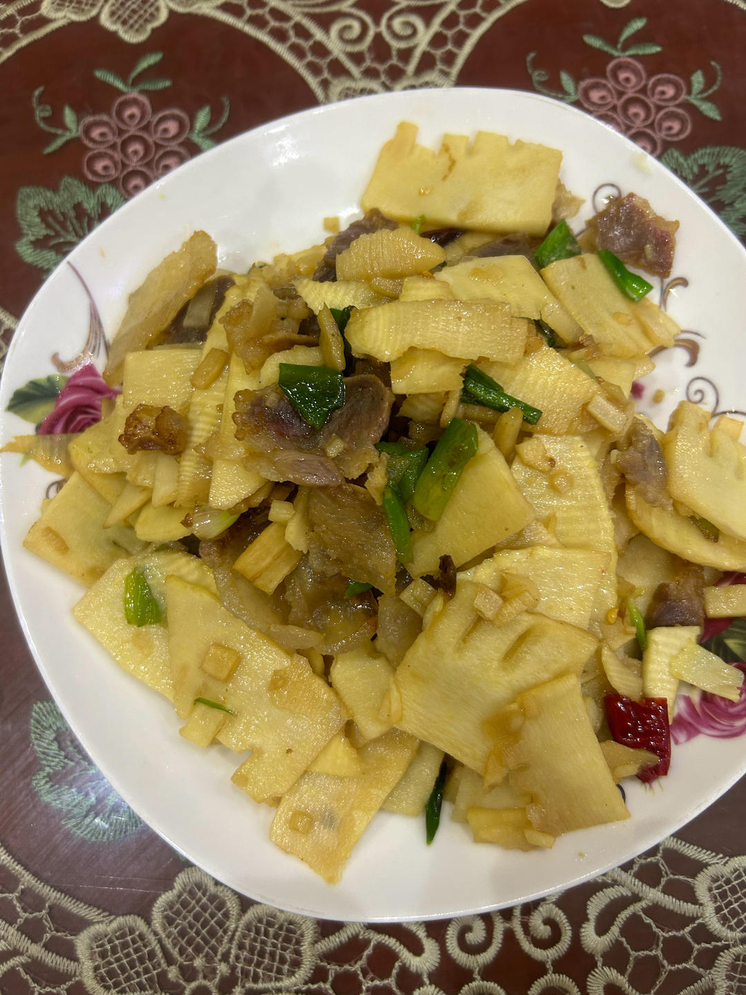 冬笋炒腊肉