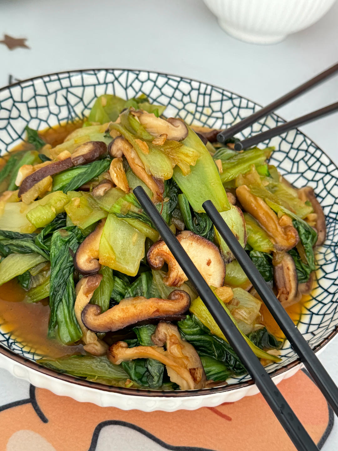 比肉还好吃的——蚝油香菇油菜