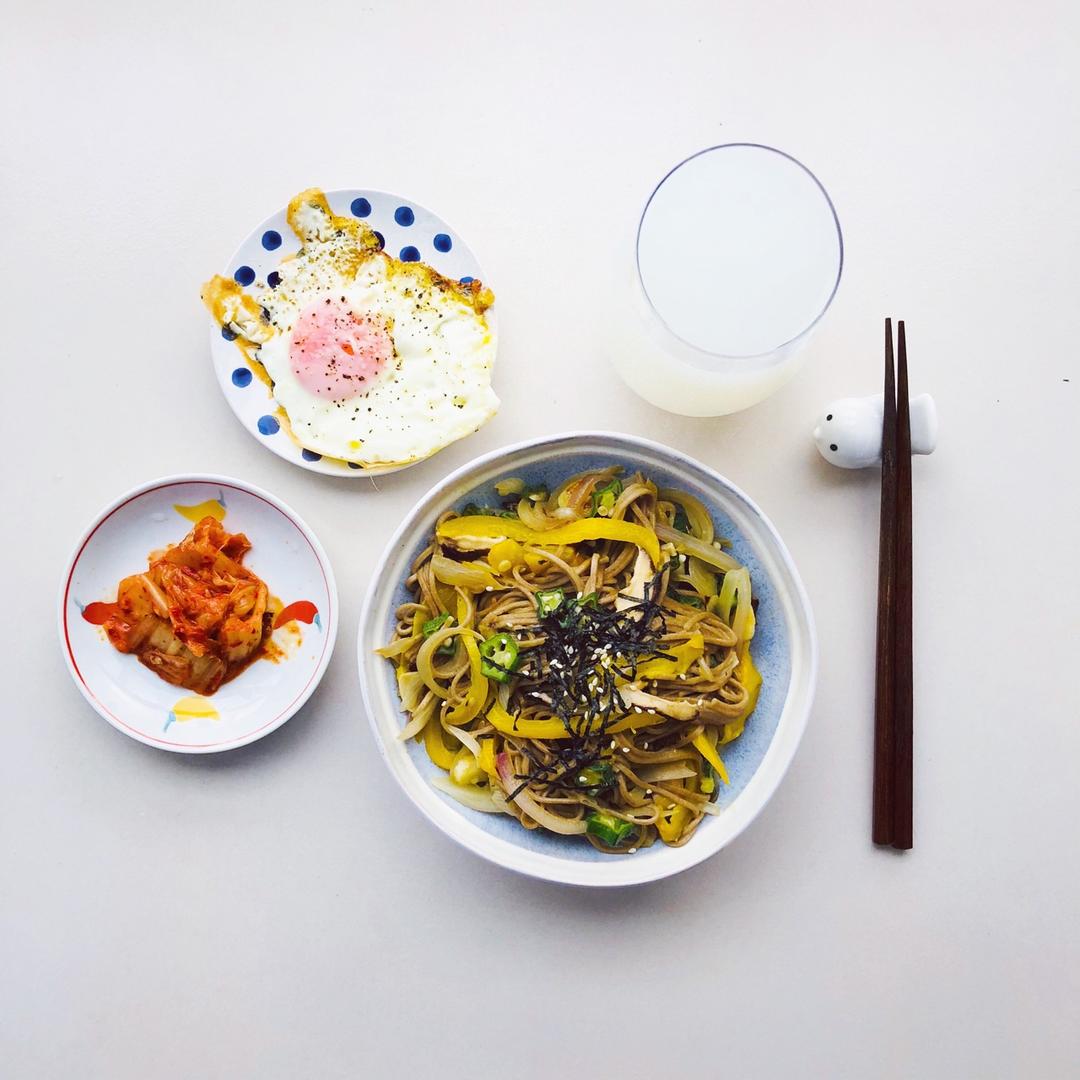 日式素炒荞麦面