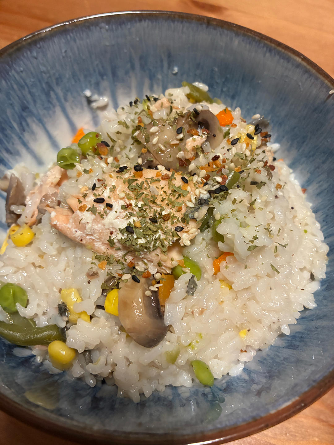 三文鱼炊饭【松下压力锅】