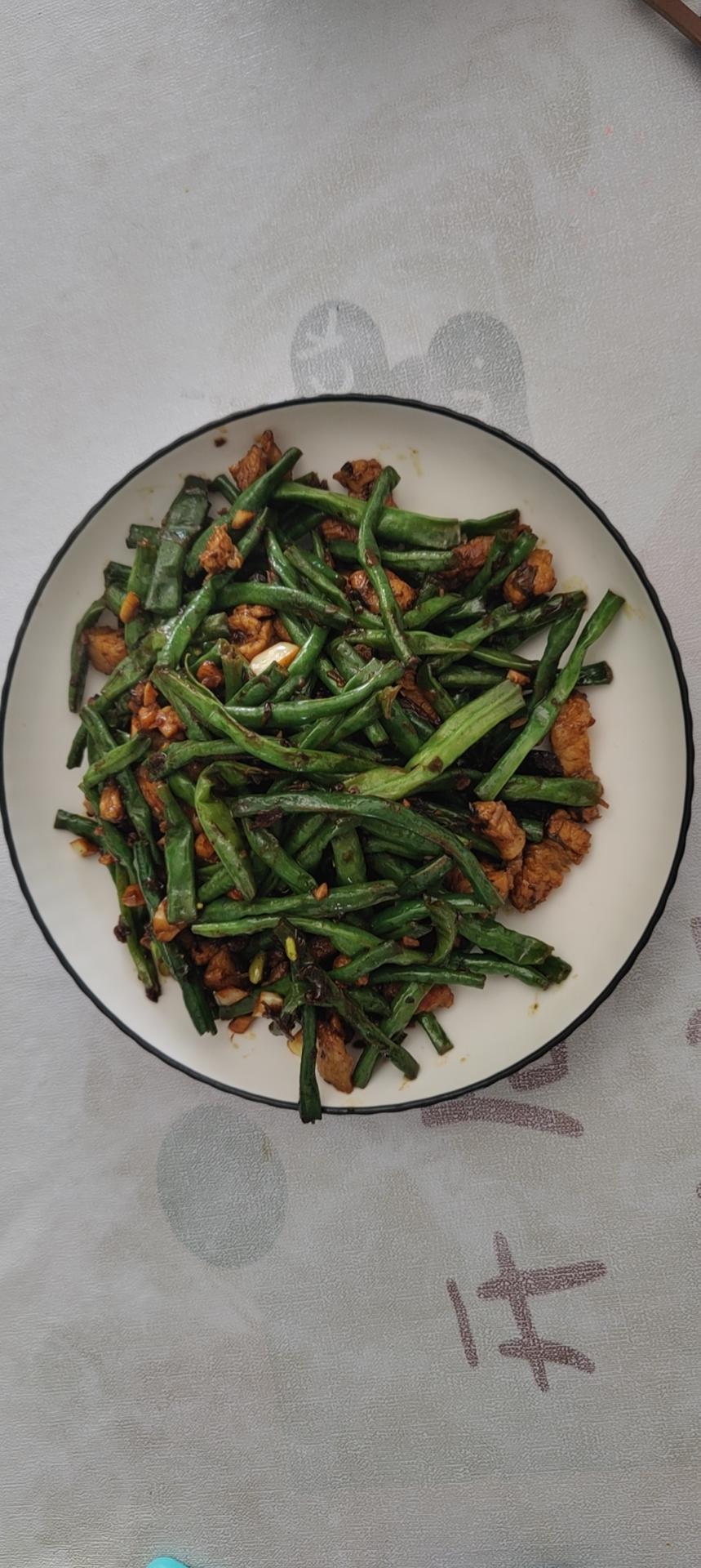 橄榄菜炒豆角