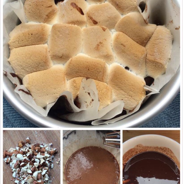 低脂版——棉花糖布朗尼