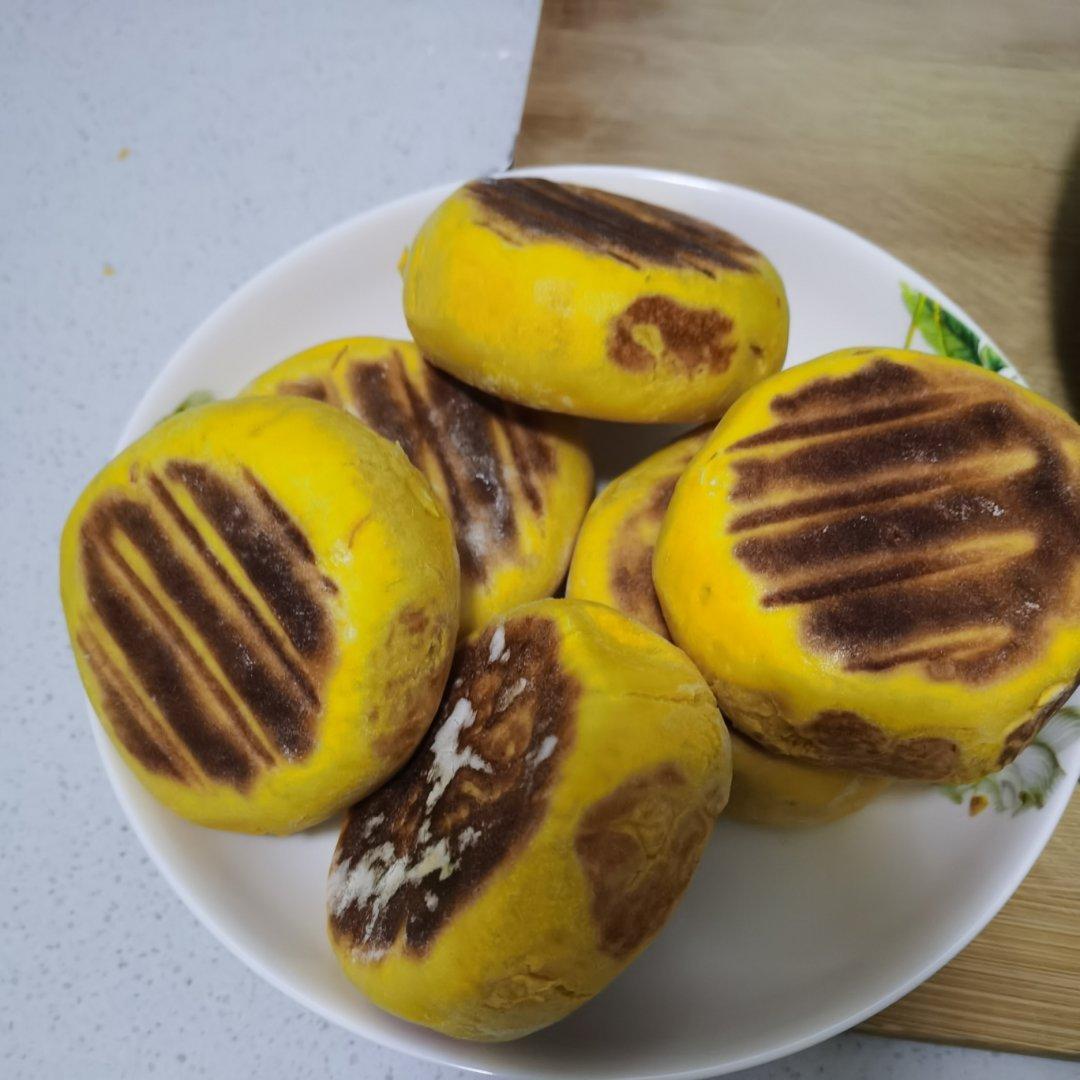 堂妈小厨——发面南瓜饼