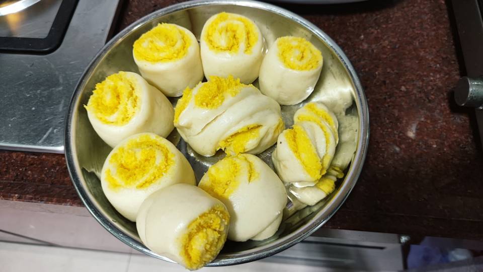 (一次发酵）好吃到停不下来的香甜肉松手撕馒头卷