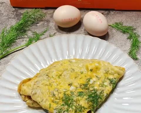 西式茴香煎鸡蛋的做法