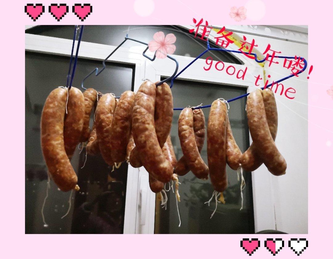 自制黑椒风味脆皮肠--多图详解手工灌肠