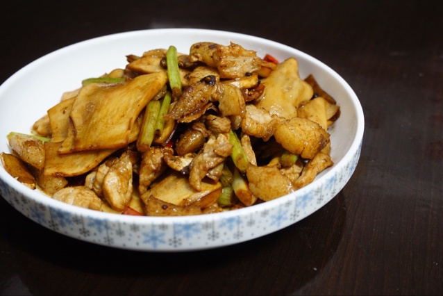 干锅杏鲍菇