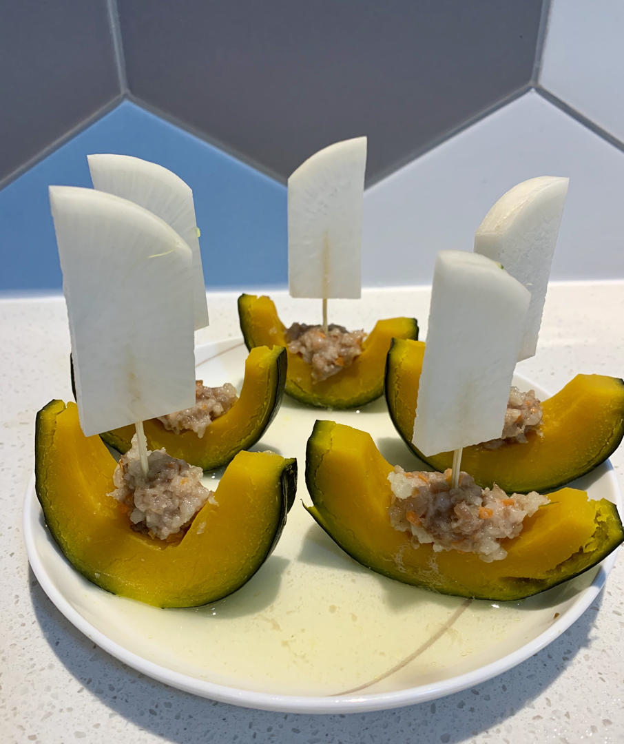 【秋葵酿肉】之扬帆远航、一帆风顺