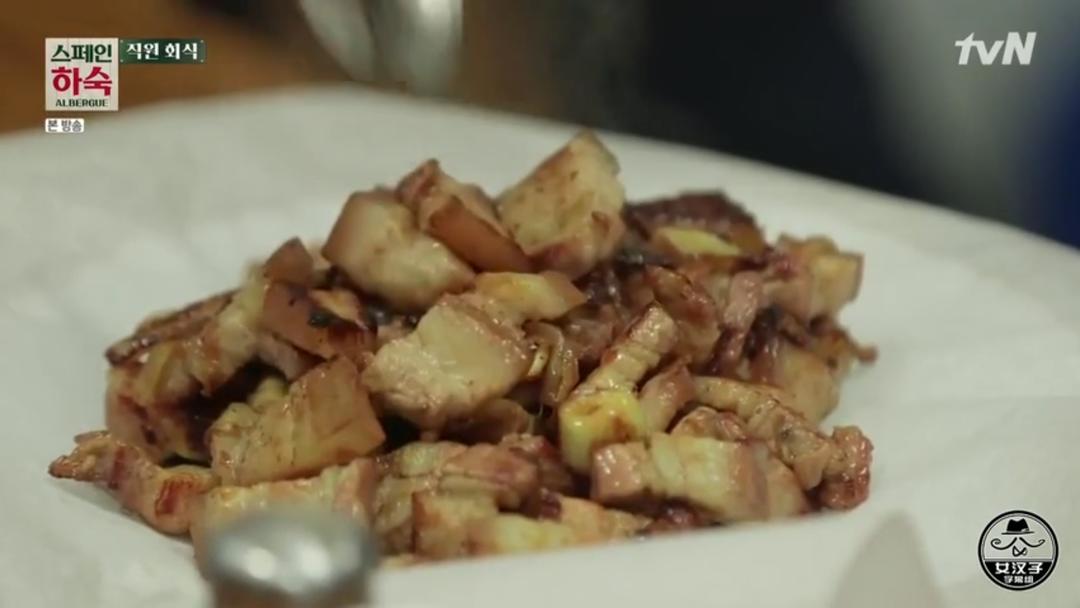 西班牙寄宿-烤五花肉的做法