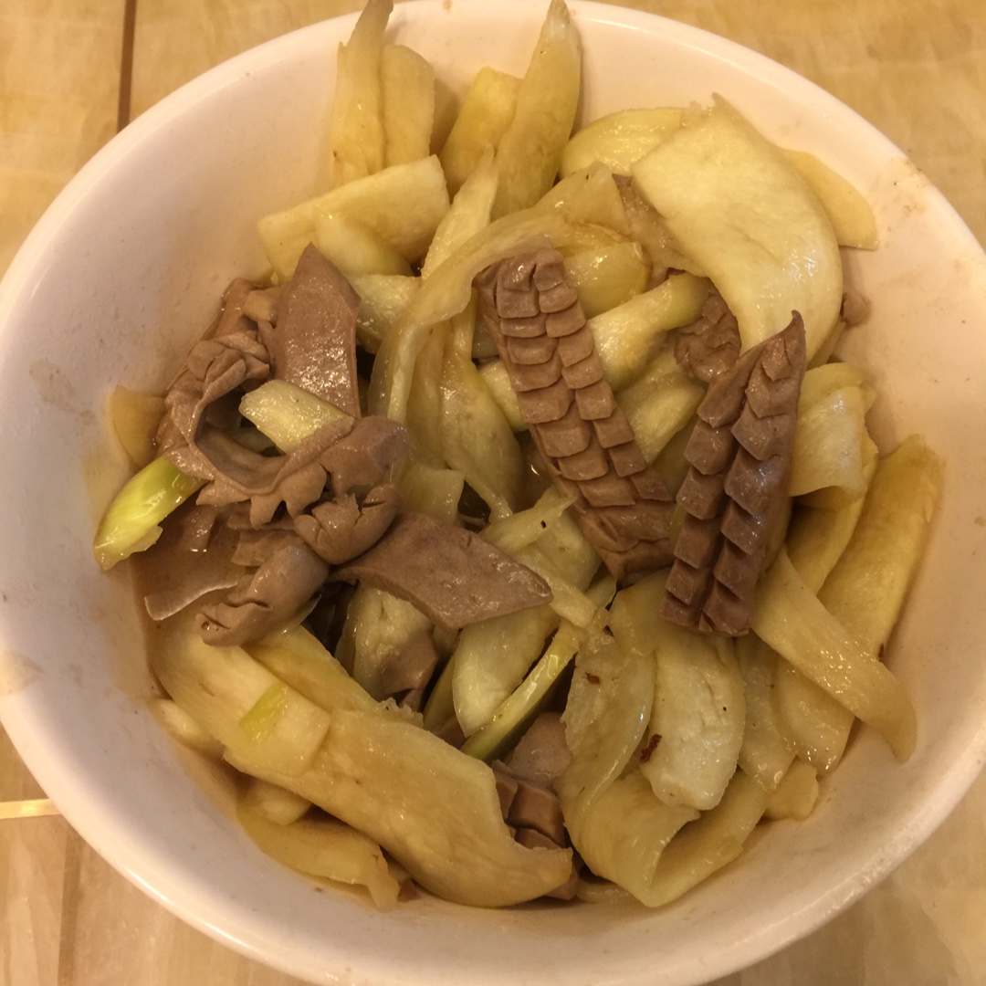 茭白炒猪腰