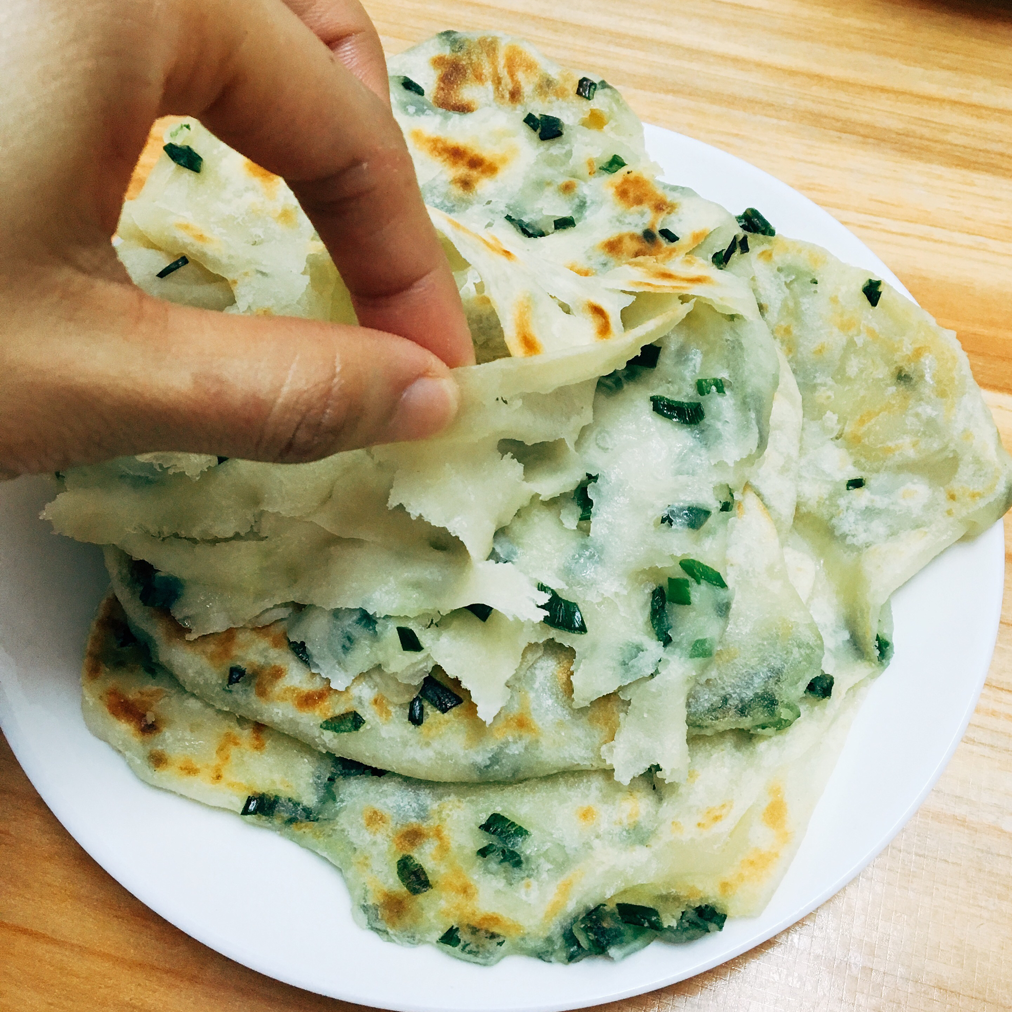 葱花油饼 Spring Onion Pancake