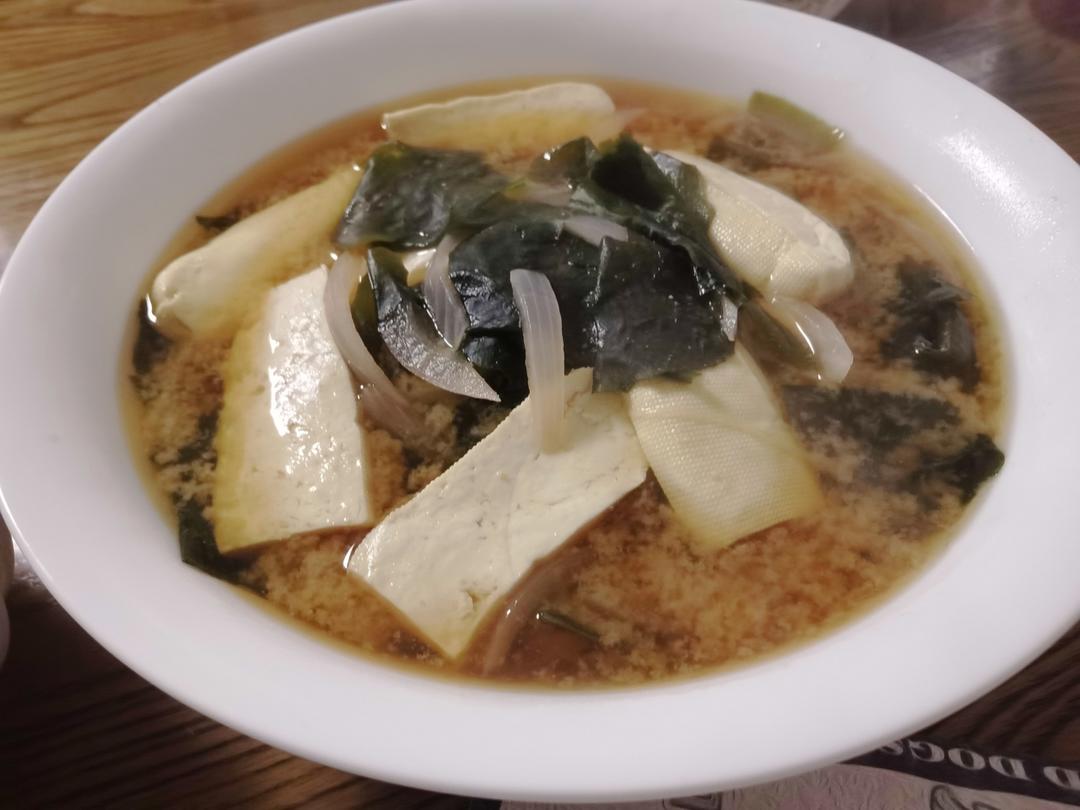 小学生都会做的味增汤（NO鲣鱼花）