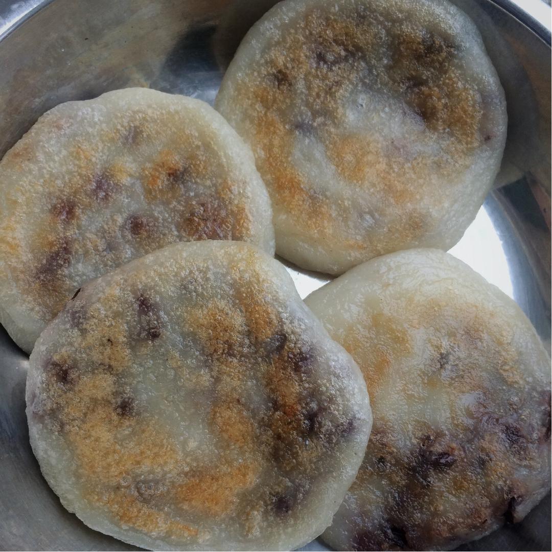 糯米红豆饼