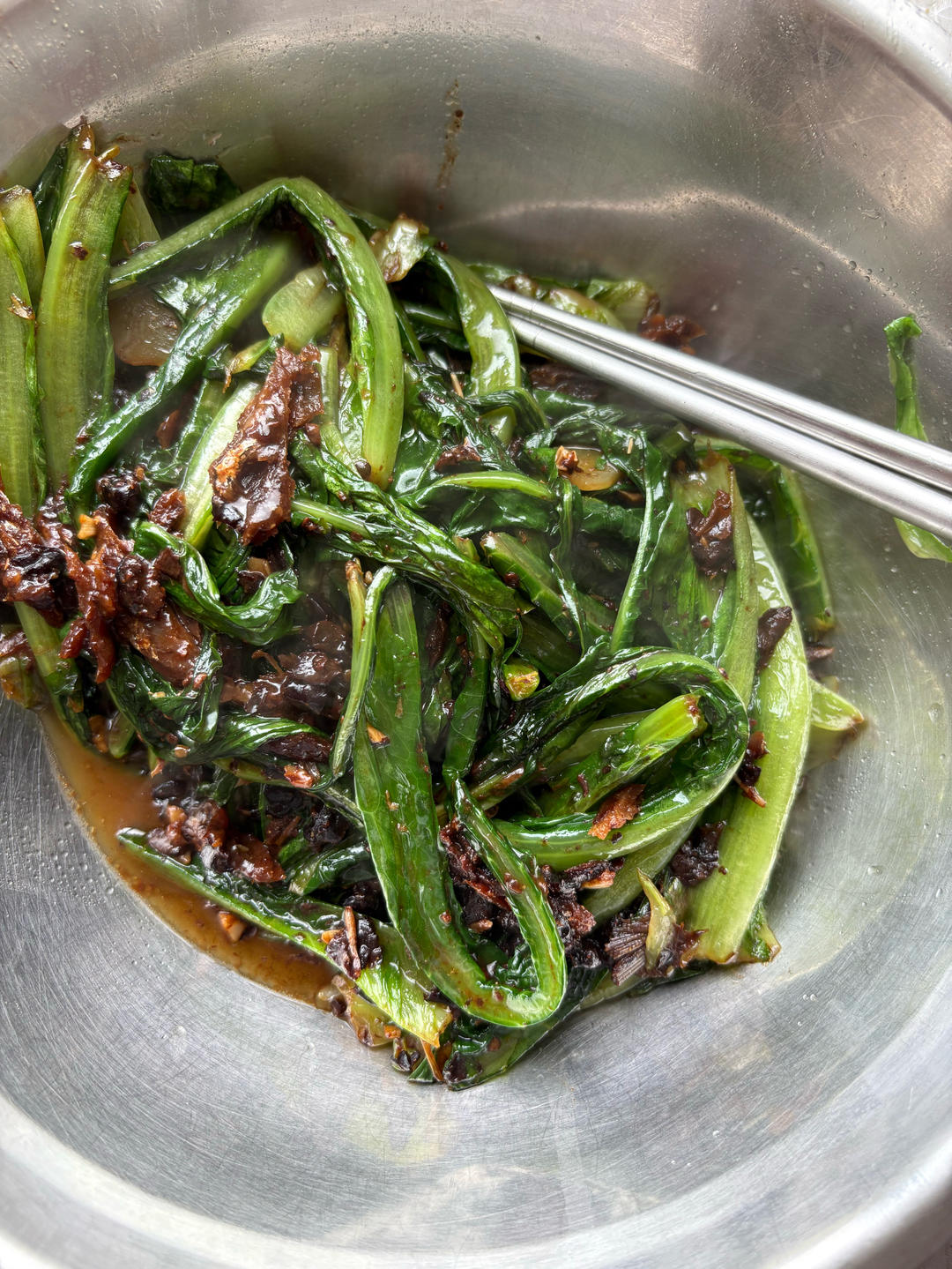 豆豉鲮鱼油麦菜