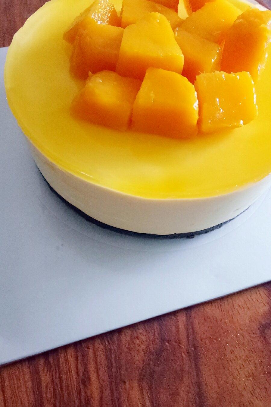 【视频】芒果慕斯（6寸） | 含镜面果胶配方