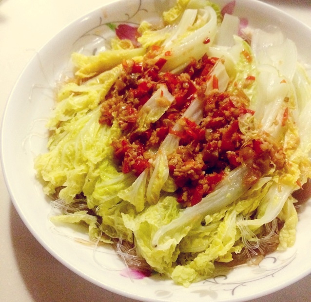 蒜蓉粉丝娃娃菜