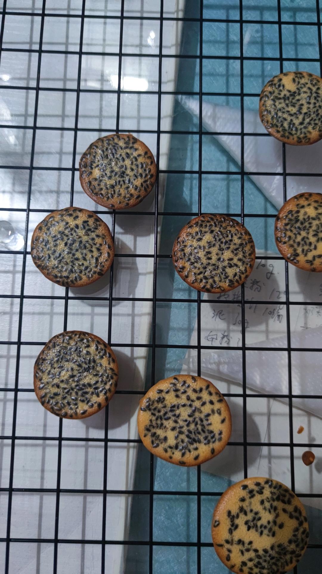 低脂香葱芝麻薄饼