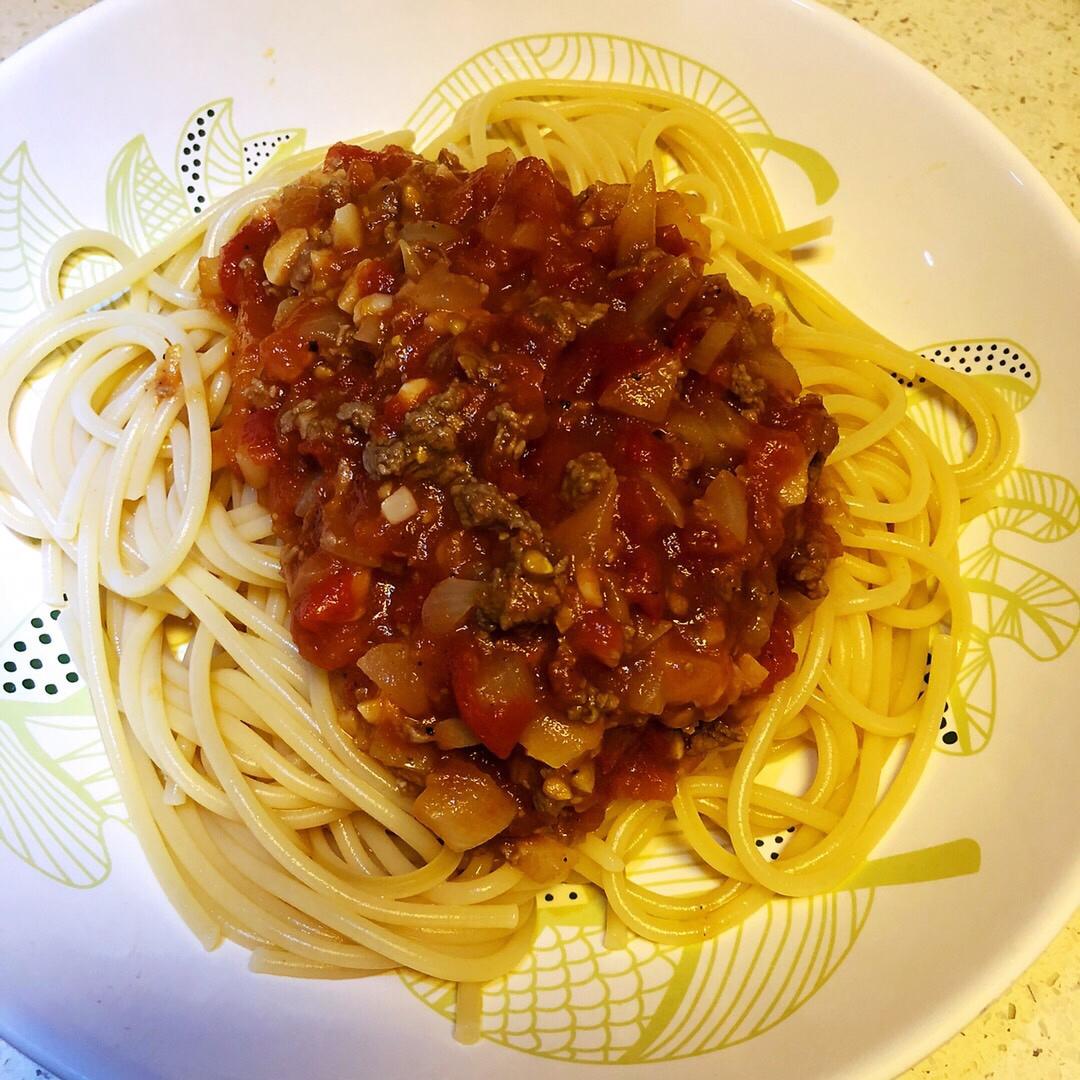 【番茄肉酱意面】